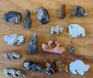 lot 73 image: Lot of Native American Animal Fetishes