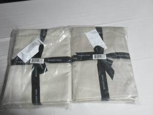 lot 93 image: 2 Pack Queen Clay 100% Cotton Sateen Flat Sheet Separate  BOKSER HOME