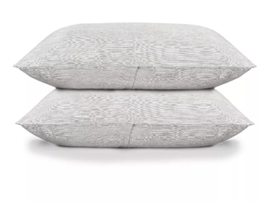 lot 74 image: King 2 Pack Soft White Duck Feather & Down Bed Pillow  BOKSER HOME
