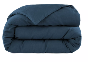 lot 80 image: Size KingCal King Color Baltic 100% French Linen Duvet Cover  BOKSER HOME