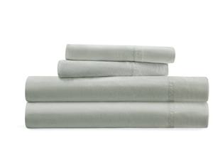 lot 8 image: King Set Grey 500 Thread Count 100% Long Staple Cotton Sateen Bed Sheet Set