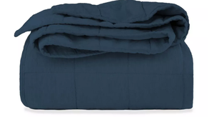 lot 25 image: 2 Pack TwinTwin XL Color Baltic French Linen Box Stitch Quilt BOKSER HOME