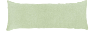 lot 157 image: Color Matcha 100% French Linen Lumbar Sham 16 x 44  BOKSER HOME