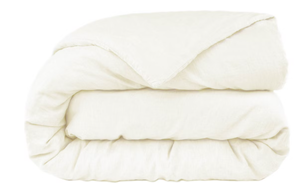 lot 169 image: Size KingCal King Color Cream 100% French Linen Duvet Cover BOKSER HOME