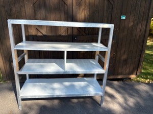 lot 11 image: New Age Industrial, Aluminum, Heavy Duty Fully Welded, T-Bar Shelves, 60W X 24D X 60H