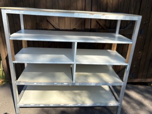 lot 12 image: New Age Industrial, Aluminum, Heavy Duty Fully Welded, T-Bar Shelves, 60W X 24D X 60H