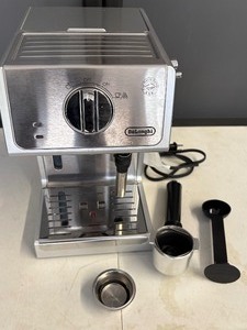 De'Longhi 15 Bar Pump Espresso Machine - ECP3630: Silver, Adjustable Cup Shelf, Milk Frother, Removable Water Reservoir