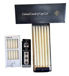 lot 103R image: P - Candle Collection by Dynamic Collections, Jubilar, and Colonial Candle of Cape Cod