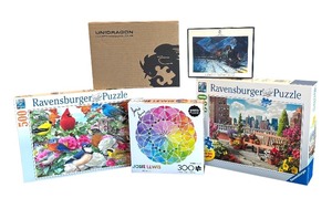lot 105R image: P - Collection of Jigsaw Puzzles by Ravensburger, Josie Lewis, Unidragon and More