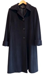 lot 202R image: C - Jones New York Petite Black Coat Size 14P