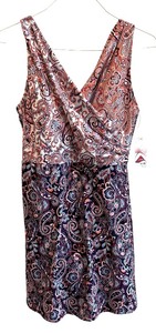 lot 206R image: C - Lands End Size 14 Paisley Swim Dress with LYCRA Xtra Life