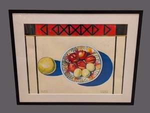 lot 11 image: LL - Framed Original Painting Santa Fe Still Life by Andrew W Morgan