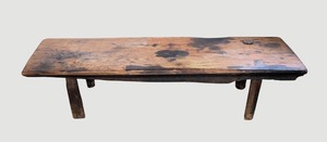 lot 73A image: G - Primitive Wooden Bench
