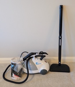 lot 129 image: LL - Steamfast Handheld Steam Cleaner with Attachments
