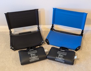 lot 138 image: LL - Set of 2 Stadium Seats with LavaSeat Cushions