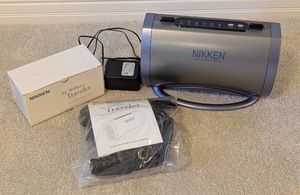 lot 140 image: LL - Nikken Air Wellness Traveler Mobile Air System with Accessories and Filter
