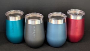 lot 169 image: K - Set of 4 Reduce 12oz Stainless Steel Insulated Tumblers