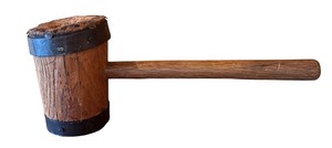 lot 12 image: Antique Wooden Mallet