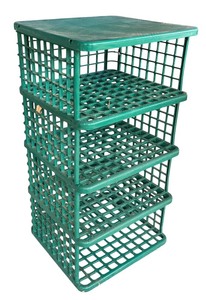 lot 70R image: P - Yaffa 4-Tier Plastic Storage Shelf Unit