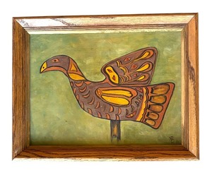 lot 176R image: P - Beautiful Original Bird Painting by Pearl Charlson