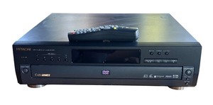 lot 203R image: P - Hitachi DV-C605U 5-Disc DVDCDVideo CD Player with Remote