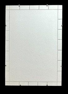 lot 95H image: MBR - Vintage Etched Wall Mirror