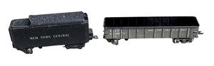 lot 88A image: K - Lot of 2 Vintage Train Cars New York Central and Baltimore & Ohio