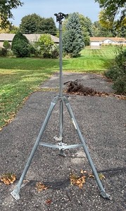 lot 332R image: G - Alpha II Adjustable Metal Sprinkler Tripod