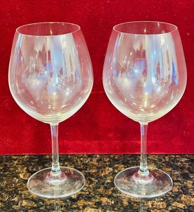 lot 159C image: K - Set of 2 Marquis by Waterford 9-Inch Wine Glasses