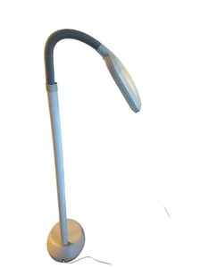 lot 299C image: LL - Verilux Floor Lamp with Adjustable Gooseneck, 61 Inch Height