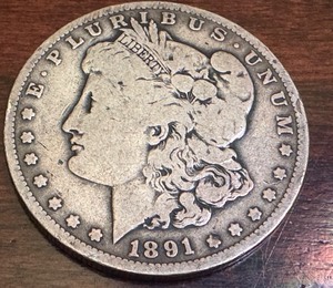 lot 4X image: 1891-O Morgan Silver Dollar US Coin