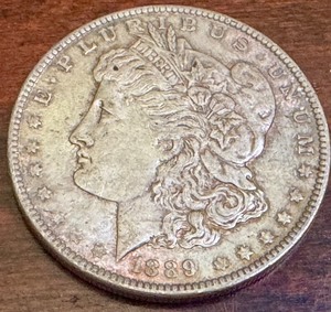 lot 19X image: 1889 Morgan Silver Dollar Coin