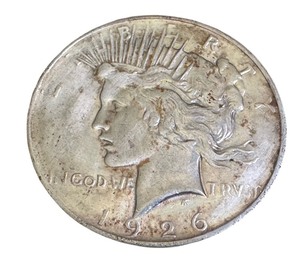 lot 35X image: 1926 Peace Silver Dollar Coin