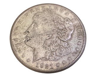 lot 37X image: 1921-S Morgan Silver Dollar