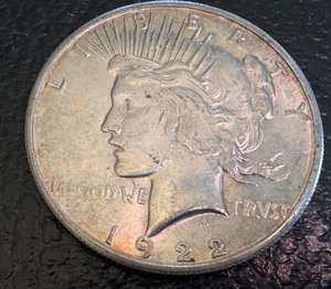 lot 53X image: 1922-S Peace Silver Dollar