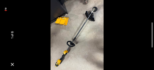 lot 04 image: DEWALT FLEXVOLT 60V MAX 17 in. Cordless Battery Powered Attachment Capable Weed Trimmer LIGHTLY USED - MSRP $369