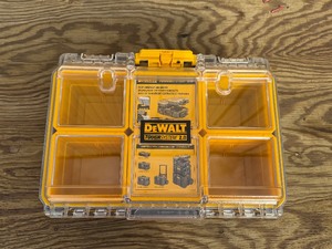 lot 15 image: Dewalt TOUGHSYSTEM 2.0 6-Compartment Small Parts Organizer BRAND NEW - MSRP $35