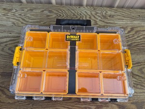 lot 21 image: DEWALT Plastic 20 Compartment Pro Small Parts Organizer BRAND NEW. - MSRP $23