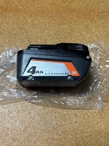 lot 26 image: Ridgid 18V Lithium-Ion 4.0 Ah Battery BRAND NEW- open box- MSRP $109