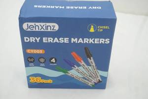 lot 17 image: NEW (36ct) Dry Erase Markers-4 Colors