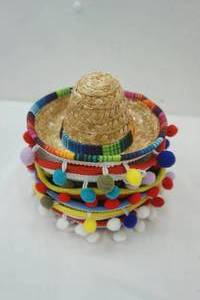 lot 27 image: Novelty Mini Sombreros with attachable Headbands