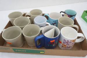 lot 33 image: Ceramic Coffee Mugs (NEW 11ct)