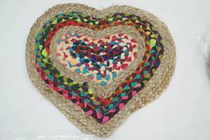 lot 53 image: NEW (2ct) Braided Hearts 17x15