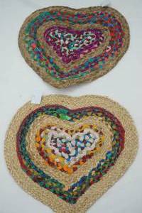 lot 58 image: NEW (2ct) Braided Hearts 17x15