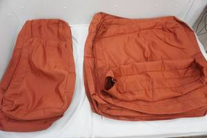 lot 81 image: Outdoor Cushion Cover Set Terracotta Color