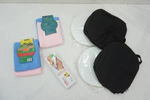 lot 127 image: Picnic Crock Pot Holders (2 Sets) Fresh Vegetable Pouches (4ct) & Lemon Squeezer