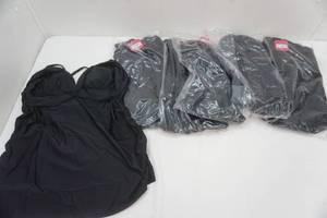lot 233 image: Isabel Maternity Swimsuit Tops (6ct) Size XL