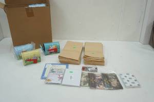 lot 277 image: Case of Metal Easter Mailboxes and Paper Supplies