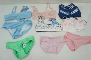 lot 279 image: Girls Training Bras, Swimsuits, & Underwear
