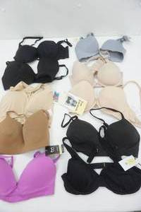 lot 280 image: (10ct) A & B Cup Bras NEW